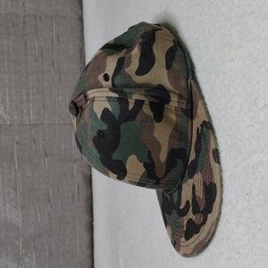 Wildland Camo Hat Cap Snap Back Wuke Green Black Blank Adjustable Men's